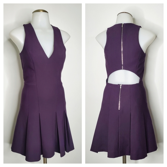 Elizabeth and James Sabine Fit and Flare Skater Mini Dress - Picture 3 of 10